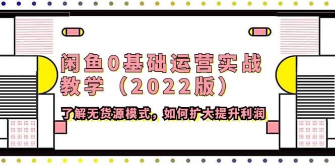 闲鱼0基础运营实战教学（2022版）了解无货源模式，如何扩大提升利润轻创网-网创项目资源站-副业项目-创业项目-搞钱项目轻创网