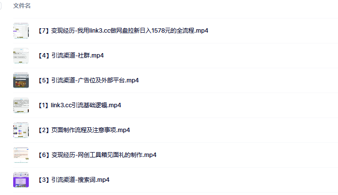 link3.cc聚合链接引流，日引流50＋精准粉轻创网-网创项目资源站-副业项目-创业项目-搞钱项目轻创网