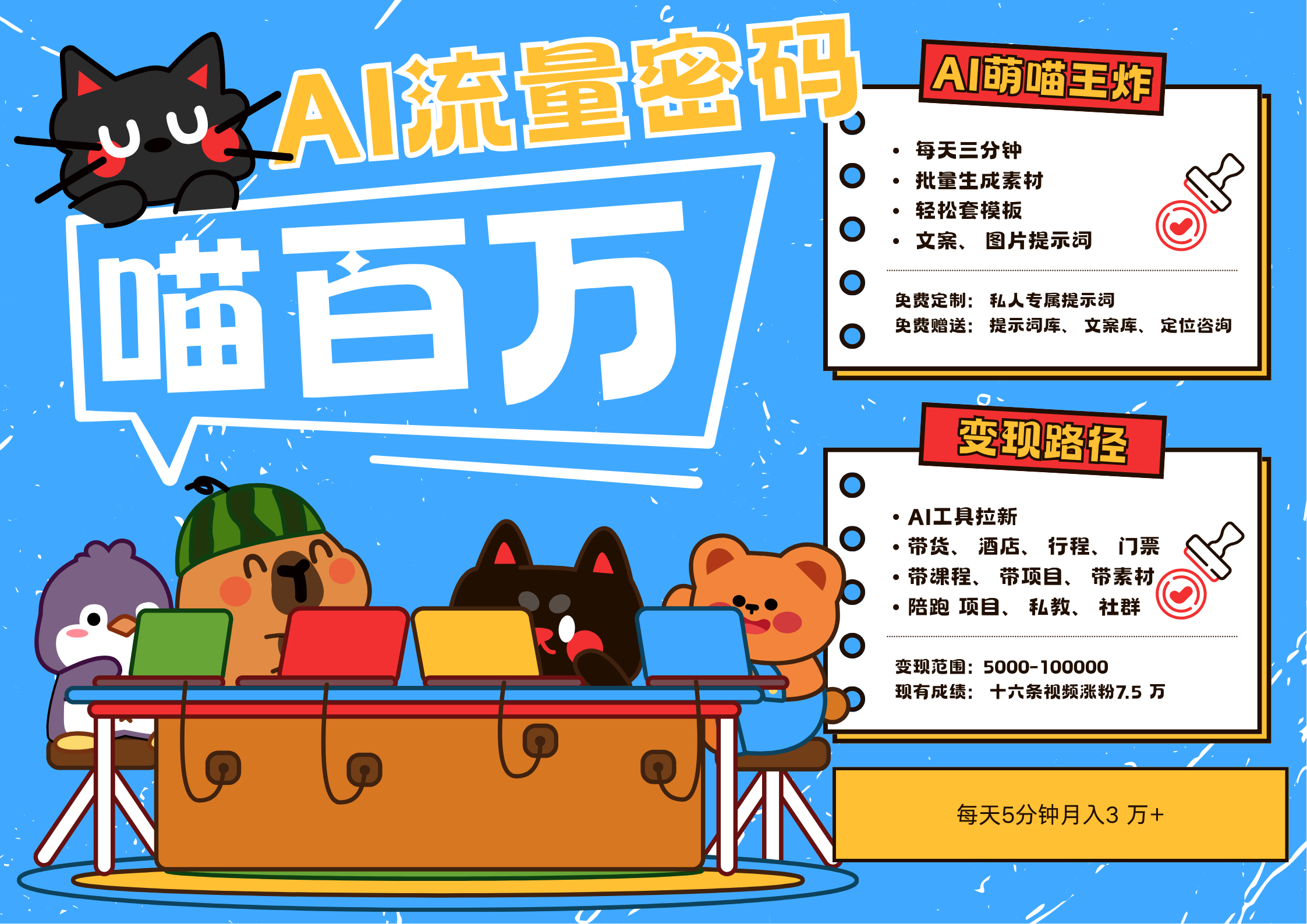 AI+宠物+旅行2025最火流量密码 轻松用AI宠物做文旅账号 可带货，带酒店，可以带行程，旅行社 小白三分钟学会 N种变现渠道 月入五位数  管道收益轻创网-网创项目资源站-副业项目-创业项目-搞钱项目轻创网
