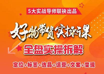 抖音好物带货实操课，全盘拆解抖音好物带货号全套流程打法轻创网-网创项目资源站-副业项目-创业项目-搞钱项目轻创网
