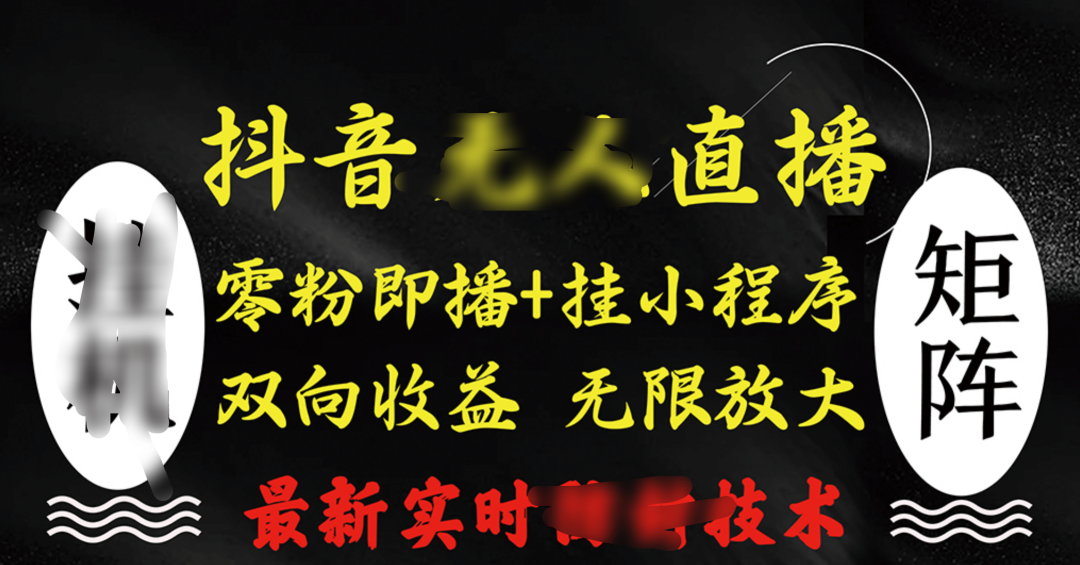 抖音无人直播最新独家玩法，小雪花+撸音浪双向收益，可矩阵放大轻创网-网创项目资源站-副业项目-创业项目-搞钱项目轻创网