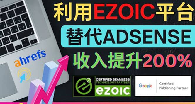 利用Ezoic优化网站广告：把自己的Adsense广告收入提升80%到200%轻创网-网创项目资源站-副业项目-创业项目-搞钱项目轻创网