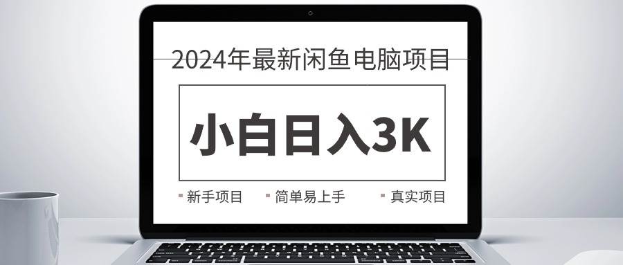 2024最新闲鱼卖电脑项目，新手小白日入3K+，最真实的项目教学轻创网-网创项目资源站-副业项目-创业项目-搞钱项目轻创网