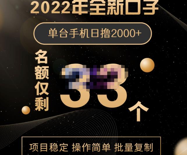 2022年全新口子，手机批量搬砖玩法，一部手机日撸2000+轻创网-网创项目资源站-副业项目-创业项目-搞钱项目轻创网