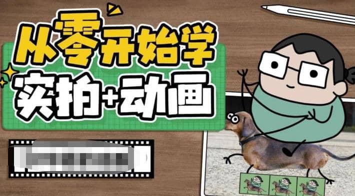 从零开始学实拍加动画，实拍加动画创意教程（49节视频课）轻创网-网创项目资源站-副业项目-创业项目-搞钱项目轻创网
