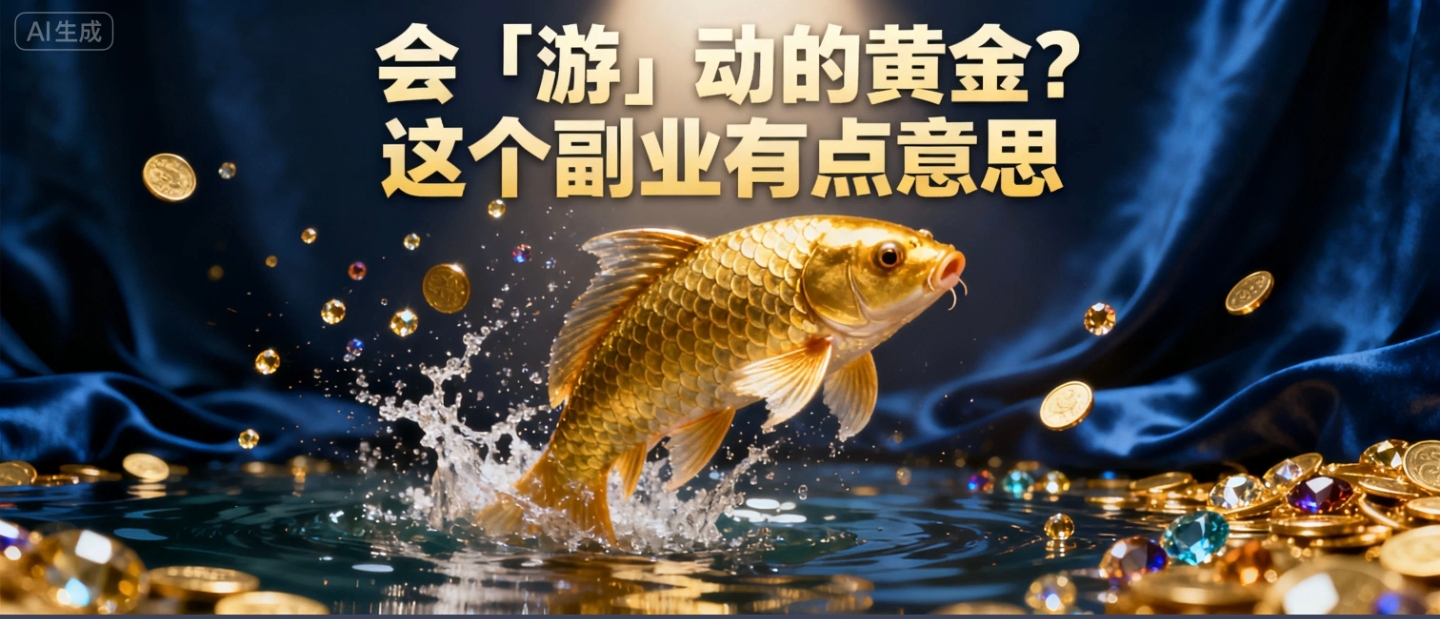 单号月销1.5W+！AI“凭空造鱼”带货新玩法，小白3分钟出一个爆款视频轻创网-网创项目资源站-副业项目-创业项目-搞钱项目轻创网